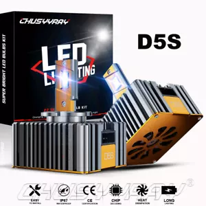 Kit de bombillas LED alto-bajo para GMC Sierra 2500 HD 2016-2019 D5S D5R - Imagen 1 de 11