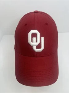 Oklahoma University Sooners Black Hat Cap Size Fits Nike Team Hat - Picture 1 of 3