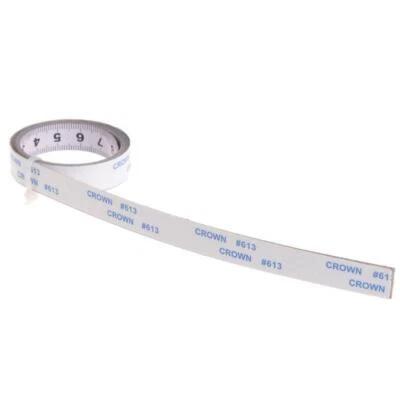 Miter Saw Tape Measure Self Adhesive Metric Steel Ruler Miter Track Stop Tape 1m - Image 1 of 4