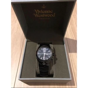 Vivian Armor Watch Black Replaced currently working Wrist size 16 cm 6.30 inches - Picture 1 of 7