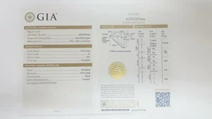 Certificato GIA 0,23ct H Colore VS1 Forma Rotonda Brillante Taglio Eccellente Diamante - Foto 1 di 2