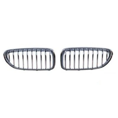 All Chrome F06 F12 F13 For BMW M6 P Front Kidney Hood Grille Grill 12-17 Foto 1 de 4