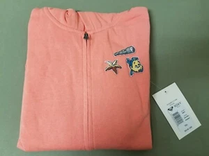 New Roxy Girls Disney Little Mermaid Mask And Snorkels Hoodie Sweatshirt. - Picture 1 of 6