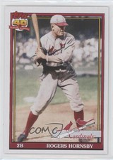 2021 Topps Archives 1991 Topps Rogers Hornsby #193 HOF
