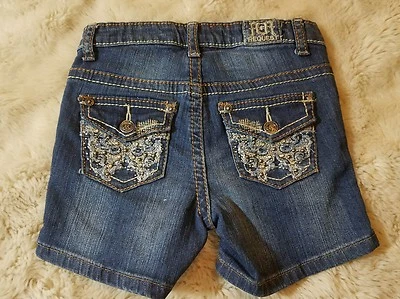 Pantalones Cortos Vaqueros Request Talla 5 Niñas Azul Mezcla Algodón Adornos Foto 1 de 4