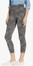 Spanx Look At Me Now Seamless Cropped Leggings in Sage Camo Size Medium