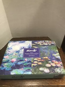 MONET DOUBLE SIDED 500 PIECE PUZZLE Waterlilies in Stock - Picture 1 of 2