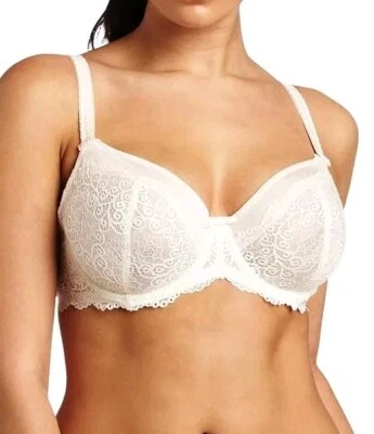 Sujetador con aros Felina Maxine Balconette sin forro 34DD blanco 110515 sin costuras Foto 1 de 4