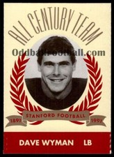 1991 STANFORD CARDINAL ALL-CENTURY DAVE WYMAN STANFORD CARDINAL