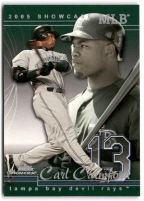2005 Fleer Showcase - #66 Carl Crawford - Image 1 of 2