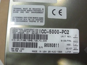 Nematron Industrial Computer ICC-5000-PC2 - Picture 1 of 11