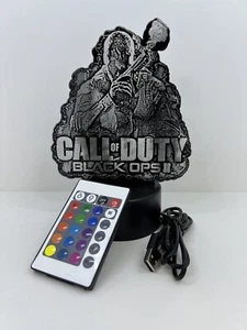 Call of Duty: Black Ops II 3D LED Light Lamp 8colors W/ Remote (Show It Off) - Picture 1 of 7