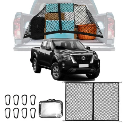 Red de carga de almacenamiento trasera para camioneta pickup accesorios de alta resistencia para Nissan Frontier Foto 1 de 4