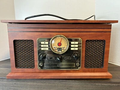 Innovative ITVS-200B 6-in-1 Bluetooth Nostalgic Entertainment Center EUC - Image 1 of 4