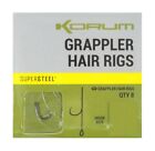 Korum Grappler Fishing Hair Rigs Choose Barbed or Barbless 4 or 15 Inch