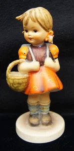 Hummel Goebel Porzellan Figur #81/0 Schulmädchen 5" TMK-5 - Bild 1 von 5