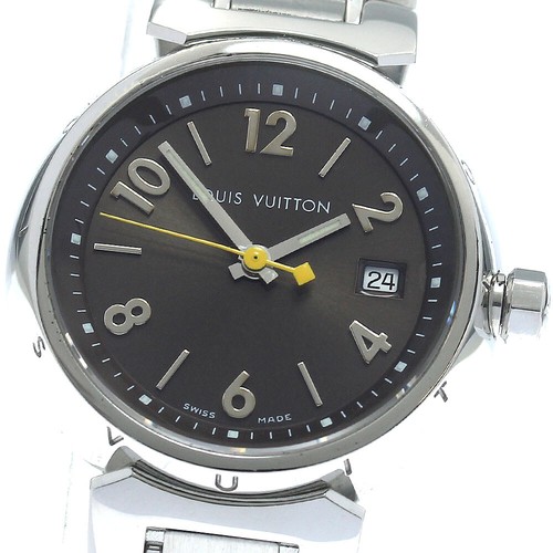 LOUIS VUITTON（LV） Orologio da donna al quarzo Louis Vuitton Tambour Q1211 data quadrante marrone_869824