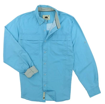 Dakota Grizzly Men's Finley Performance L/S Shirt Sky (Light Blue) - Image 1 of 4
