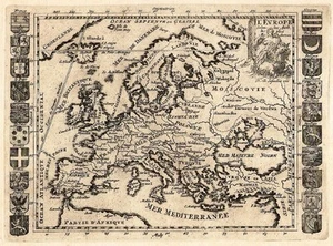 Antique map, De la Feuille, L'Europe selon les Auth. les plus modernes - Picture 1 of 1