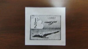 LUNDY ISLAND AITCHISON 17 (i) GUMMED WHITE PAPER PROOF AIRMAIL MH - Picture 1 of 2