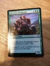 MTG Magic The Gathering Foil 187/281 Hill Giant Herdgorger