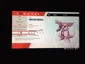 Neu 🔆GLÄNZEND🔆Palkia mit Fähigkeit Patch | Pokemon Schwert Schild Krone Tundra! - Bild 1 von 5