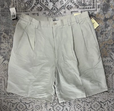 Arnold Palmer Ropa Deportiva Pantalones Cortos Beige Plisado Rayón Poliéster Para Hombre Talla 36 Foto 1 de 4