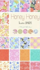 Moda Kate Spain Honey Honey Charm Pack 5x5 In - Picture 1 of 3