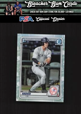 2020 Bowman Draft BD-113 Trevor Hauver Chrome Refractor - Image 1 of 2
