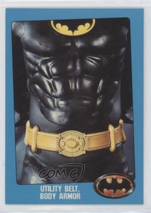 1989 Topps Batman Bonus Factory Set Glossy Utility Belt Body Armor #V oi7