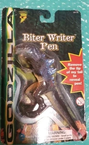 Godzilla 1998 TOHO Equity Toys 6" Actionfigur Biter Writer Pen #22178 Neu in Verpackung Neu aus altem Lagerbestand - Bild 1 von 4