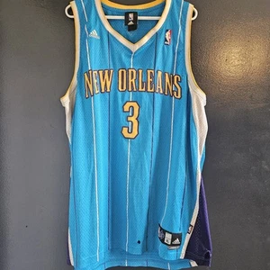 Chris Paul CP3 New Orleans Hornets Jersey – Vintage Adidas NBA Authentic XL +2  - Picture 1 of 10