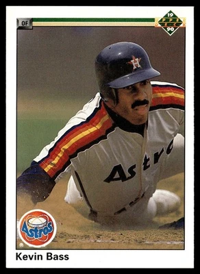 1990 Upper Deck Kevin Bass Houston Astros #302 - Image 1 of 2