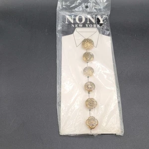 Vintage NONY New York Button Covers Set of 6 - Picture 1 of 5