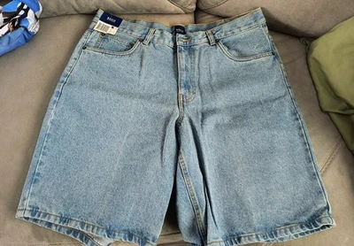 Pantalones Cortos Para Hombre Basic Editions Talla 36 Azul Jeans * Vintage Kmart* Foto 1 de 4