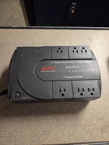 APC Back-UPS ES 500 BE500U 6-Outlet Battery Back Up Surge Protector - Picture 1 of 3