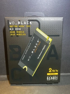 WD_BLACK 2TB SSD SN770M M.2 2230 NVMe for Handheld Gaming Devices 5,150MB/s - Image 1 of 3
