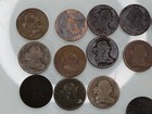 DEALER LOT 15x Cull Half Cent 13x Draped Bust 2x Classic Head United States 1804