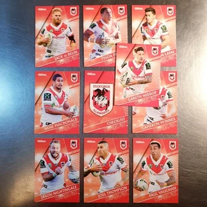 2018 NRL Traders Base Team Set (10 Cards) St George Illawarra Dragons - Picture 1 of 4