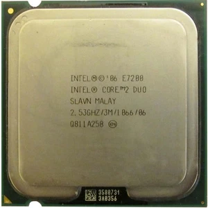 PC CPU LGA 775 Core 2 Duo E7200 2.53GHz SLA95 LGA775 Refurbished Processor - Picture 1 of 1
