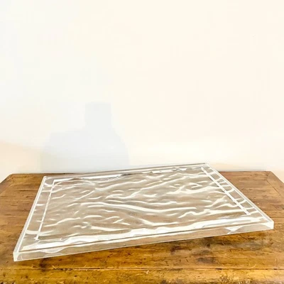 Bandeja para servir DUNE BIG de Kartell - Diseño Mario Bellini - Hecho en Italia Foto 1 de 4