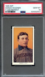 1995 IMT T-206 Reprint Honus Wagner PSA 10 HOF Pittsburgh Pirates 2557 - Picture 1 of 2