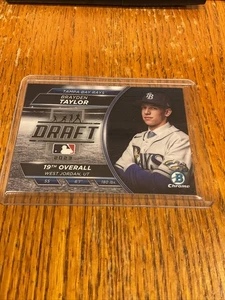 2023 Bowman Chrome Brayden Taylor Bowman Draft Night Tampa Bay Rays A36 - Bild 1 von 4
