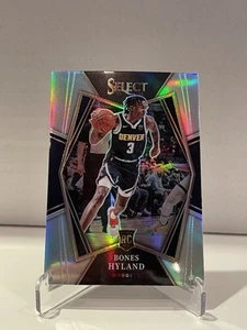 Bones Hyland 2021-22 Select Premier Level Rookie Silver Prizm #174 Denver Nugget - Bild 1 von 3