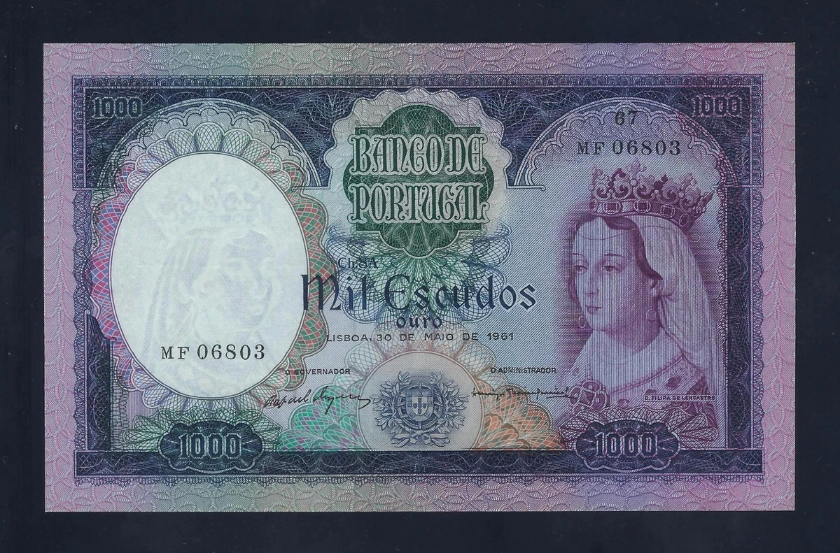 Portugal 1000 Escudos In Portuguese Paper Money for sale | eBay
