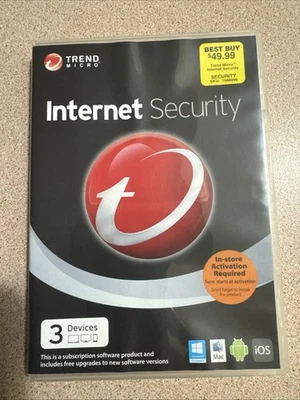 Trend Micro Internet Security (2014) 3 Devices, Windows 8, Mac, IOS, Android - Image 1 of 2