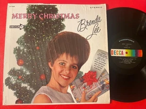 Brenda Lee Merry Christmas LP Decca + Shrink Rocking’ Around The X-Mas Tree EX!! - Picture 1 of 4