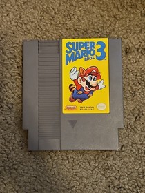Super Mario Bros 3 NES Cartridge, Cartridge Only, Working and Tested