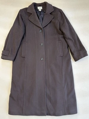 Abrigo largo de invierno forrado L.L.Bean para mujer 1X 100 % lana de cordero Foto 1 de 4