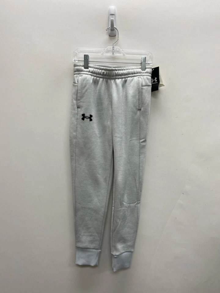 Pantalones de chándal Under Armour grises talla S para niño Foto 1 de 1
